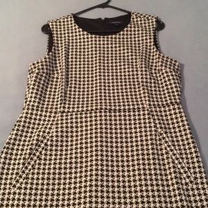 Houndstooth sheath dress